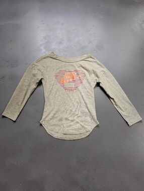 NIKE Grey Girls' Long Sleeve Tee. Size S 5. Excellent Condition!